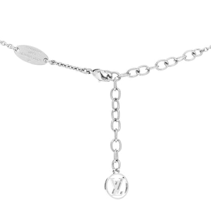Louis Vuitton Metal Essential V Supple Necklace Silver 4 of 4