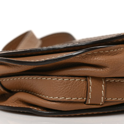 Chloe Calfskin Mini Marcie Round Crossbody Bag Nut 7 of 8