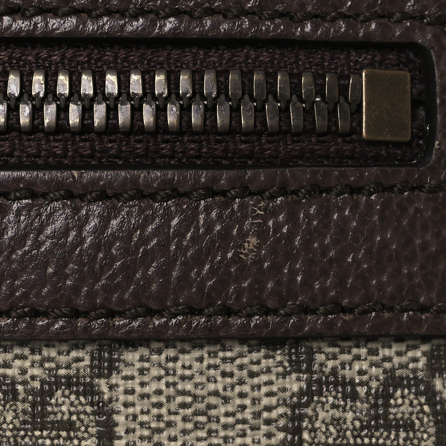 GG Supreme Monogram Web Small Ophidia Messenger Bag Brown