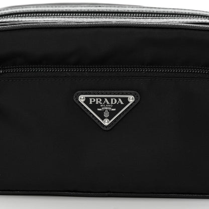 Prada Re-Nylon Saffiano Travel Pouch Black 9 of 12