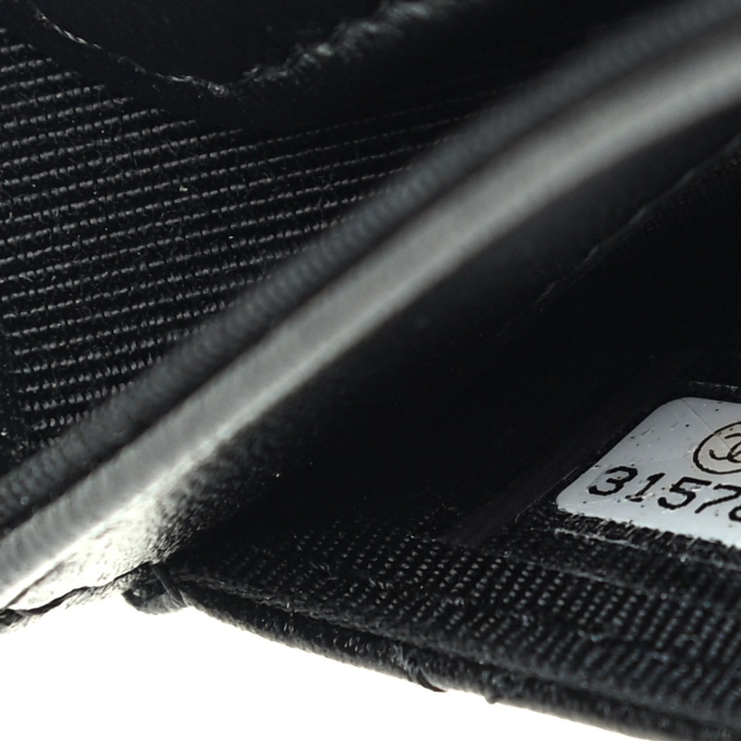 Lambskin Quilted Flap Card Holder Wallet So Black