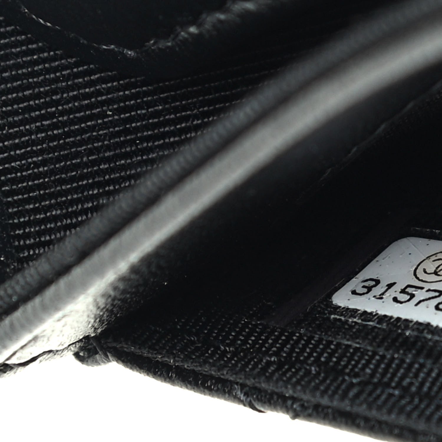 Chanel Lambskin Quilted Flap Card Holder Wallet So Black 7 of 7