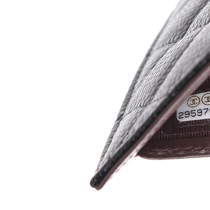 Chanel Caviar Quilted Compact Flap Wallet Black 7 of 8