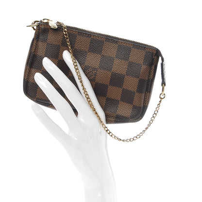 Louis Vuitton Damier Ebene Mini Pochette Accessories 2 of 9