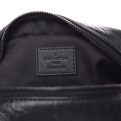Louis Vuitton Calfskin Monogram Shadow Danube PM Black 6 of 10