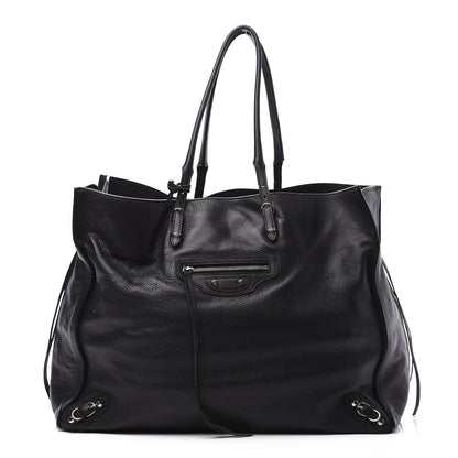 Balenciaga Supple Calfskin Papier A4 Zip Around Tote Black 1 of 11
