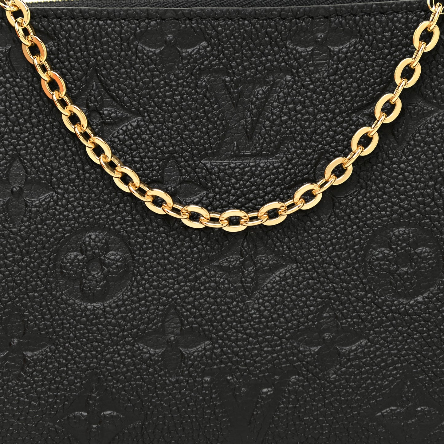 Empreinte Double Zip Pochette Black