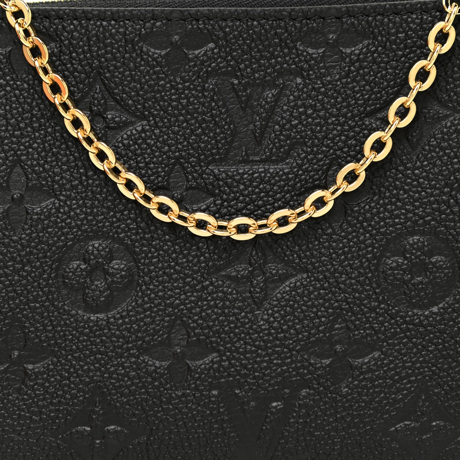 Louis Vuitton Empreinte Double Zip Pochette Black 8 of 11