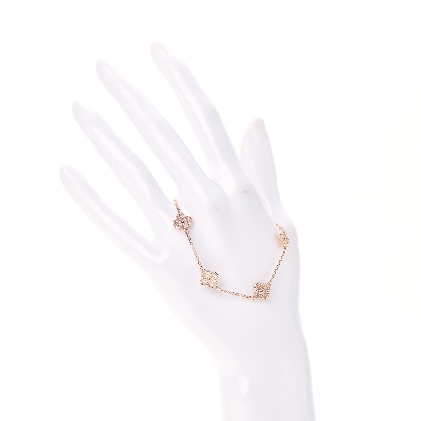 18K Rose Gold 6 Motifs Sweet Alhambra Bracelet
