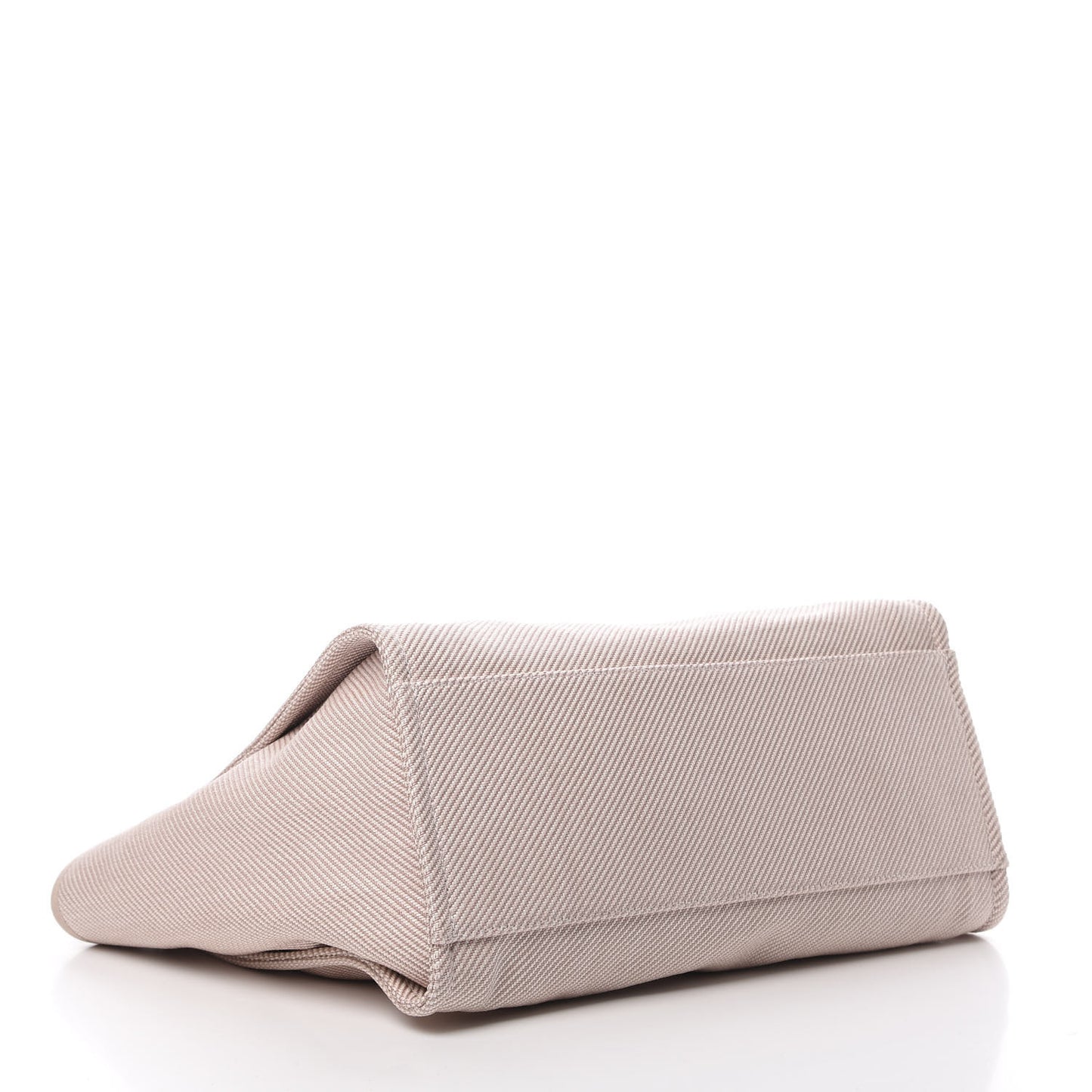 Mixed Fibers Calfskin Medium Deauville Tote Beige