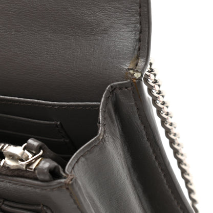Saint Laurent Calfskin Monogram Sunset Chain Wallet Earth 12 of 17