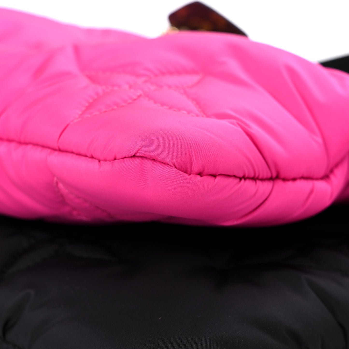 Econyl Monogram Pillow Maxi Multi Pochette Accessories Black Fuchsia