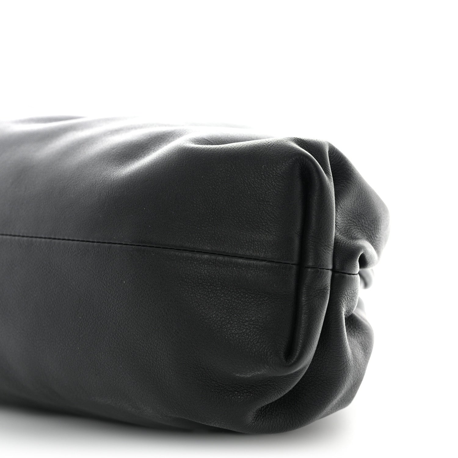 Bottega Veneta Smooth Butter Calf The Pouch Oversized Clutch Black 12 of 12