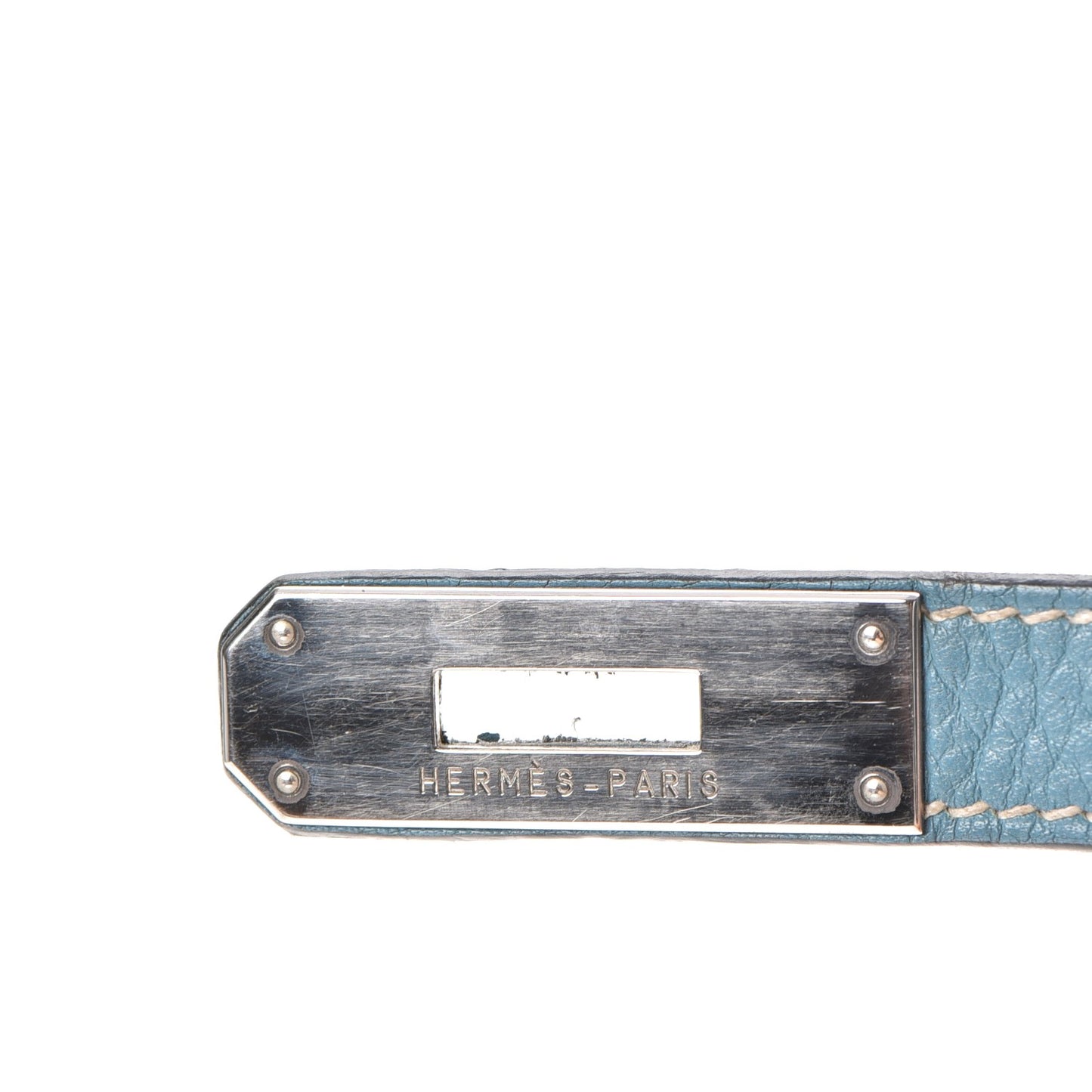 Taurillon Clemence Birkin 35 Blue Jean