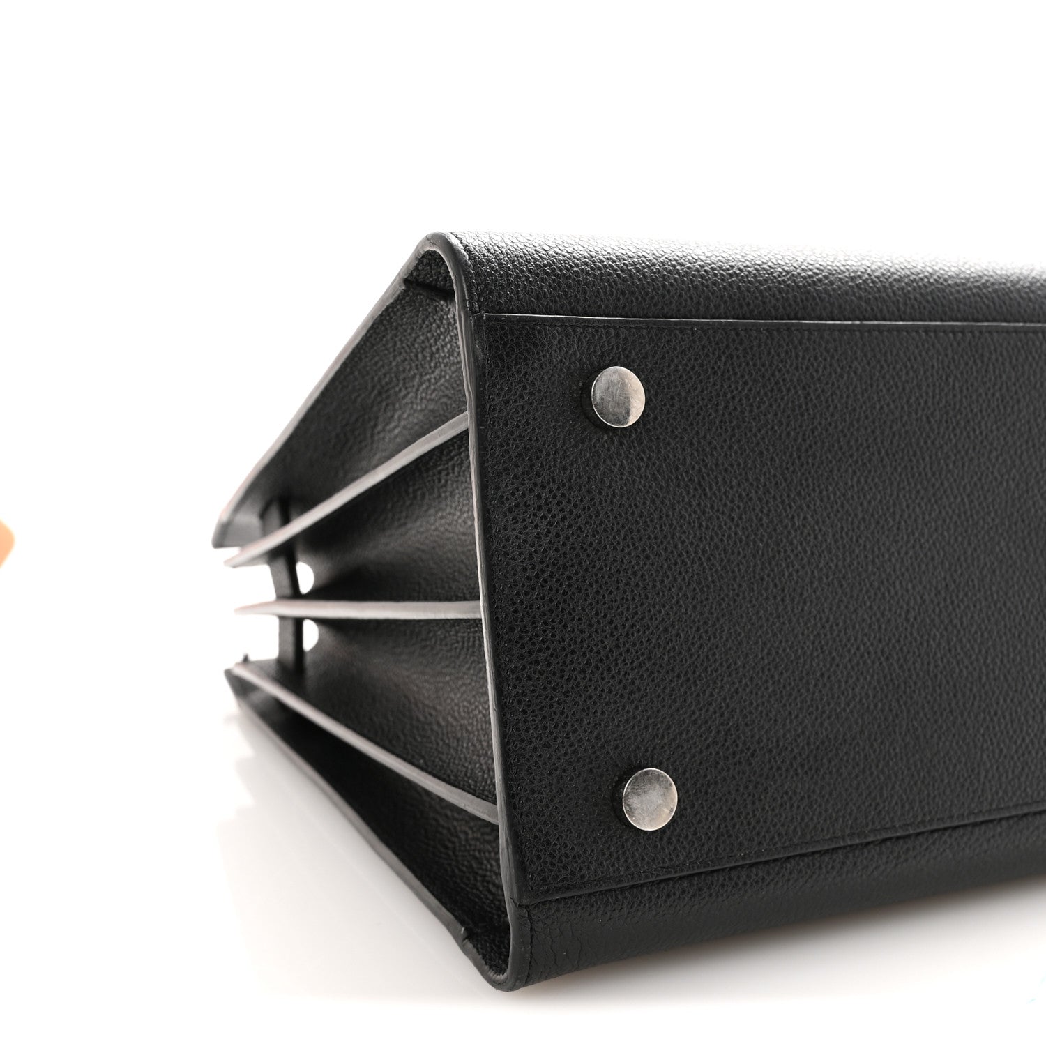 Saint Laurent Grained Calfskin Small Sac De Jour Black 8 of 9