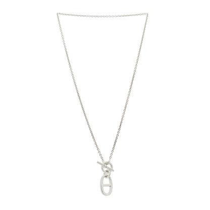 Hermes Sterling Silver Amulette Chaine d'Ancre Necklace 3 of 5