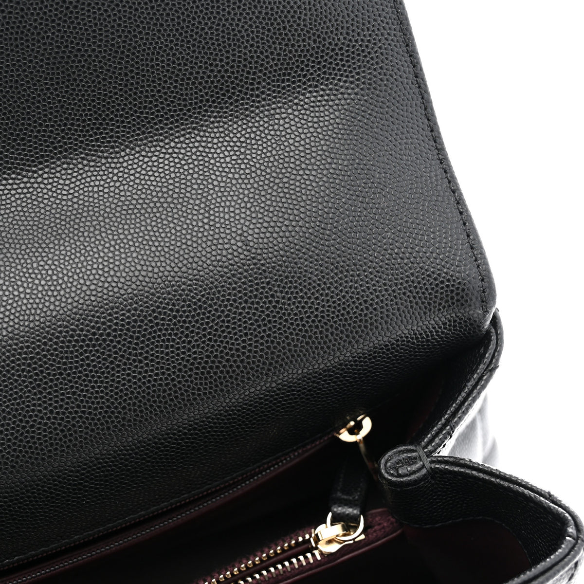 Chanel Caviar Quilted Small Coco Handle Flap Black 11 of 12