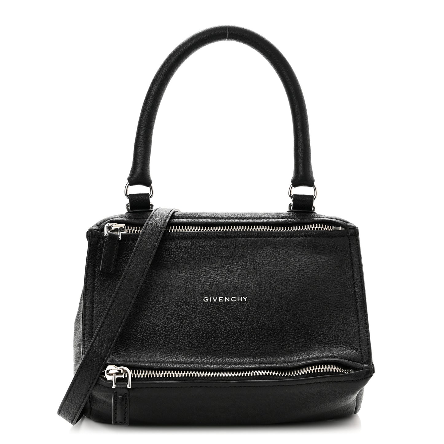 Sugar Goatskin Small Pandora Black