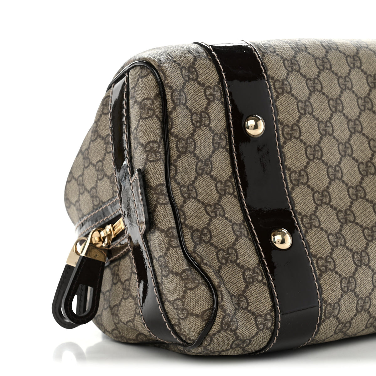 GG Plus Boston Vanity Bag Brown