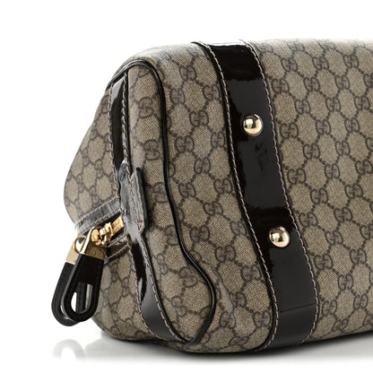 Gucci GG Plus Boston Vanity Bag Brown 9 of 11