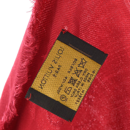 Louis Vuitton Silk Wool Monogram Shawl Pomme D'Amour 5 of 5