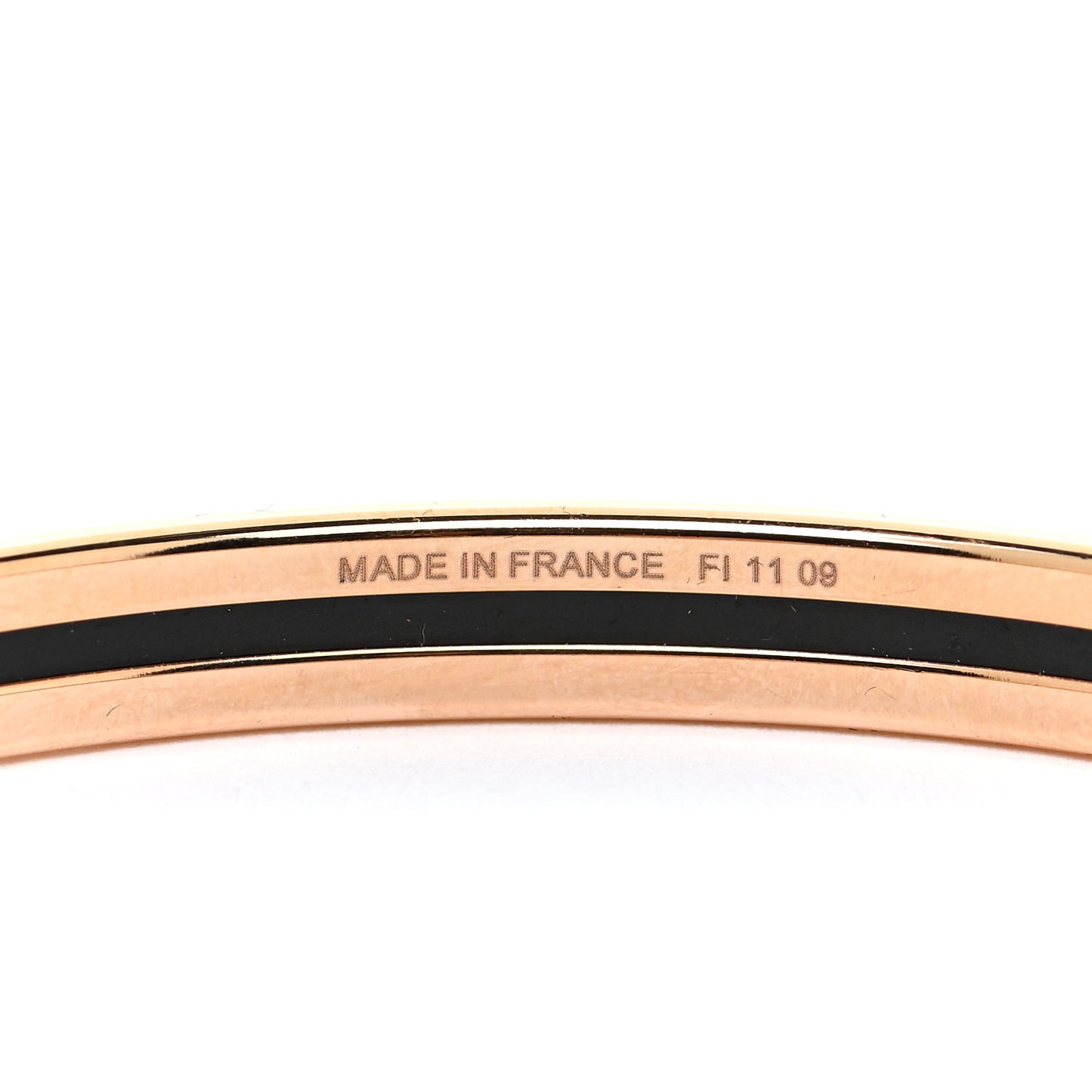 Enamel Printed Extra Narrow Printed Bracelet 65 Rose Patch