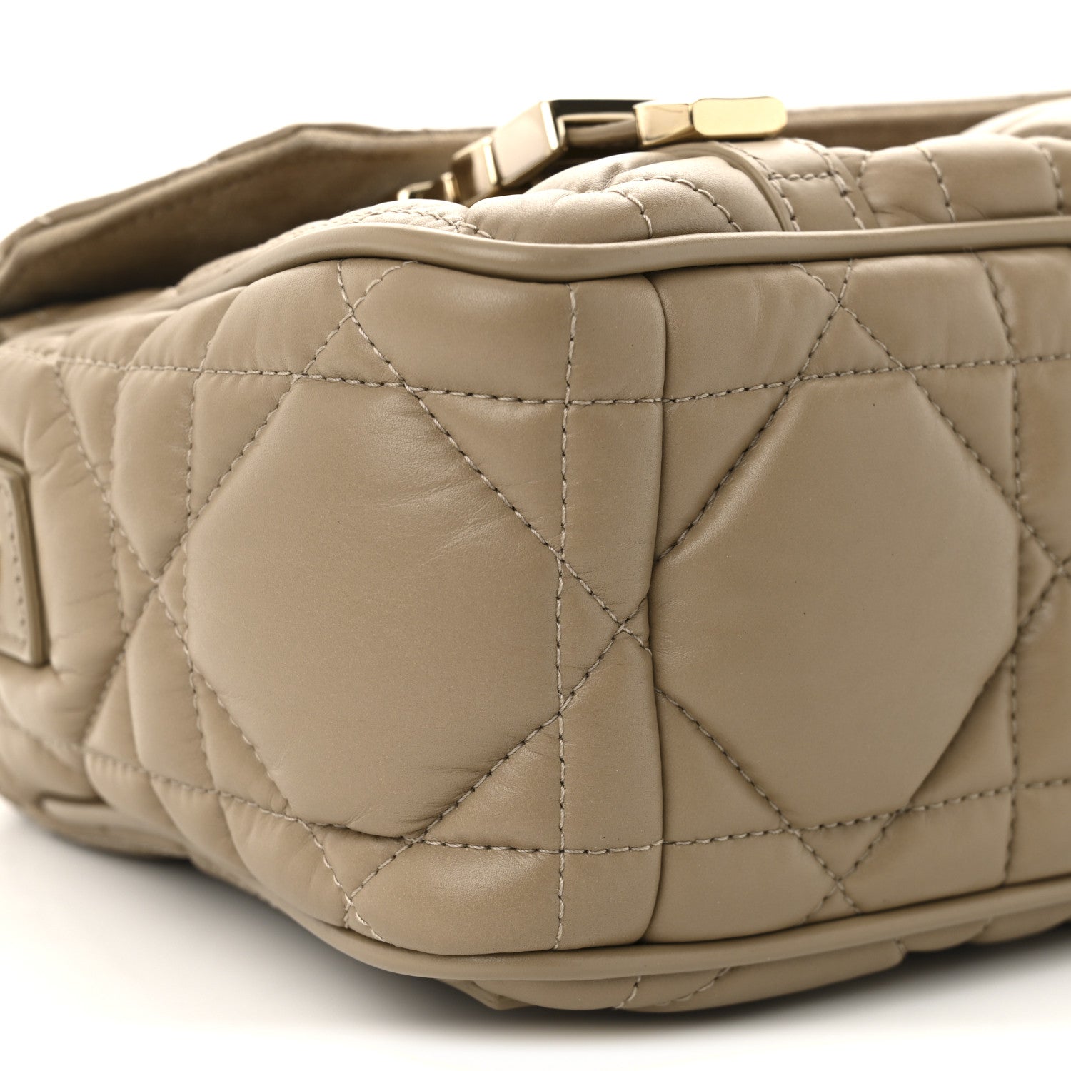 Christian Dior Calfskin Macrocannage Small Diorcamp Messenger Sand 9 of 10