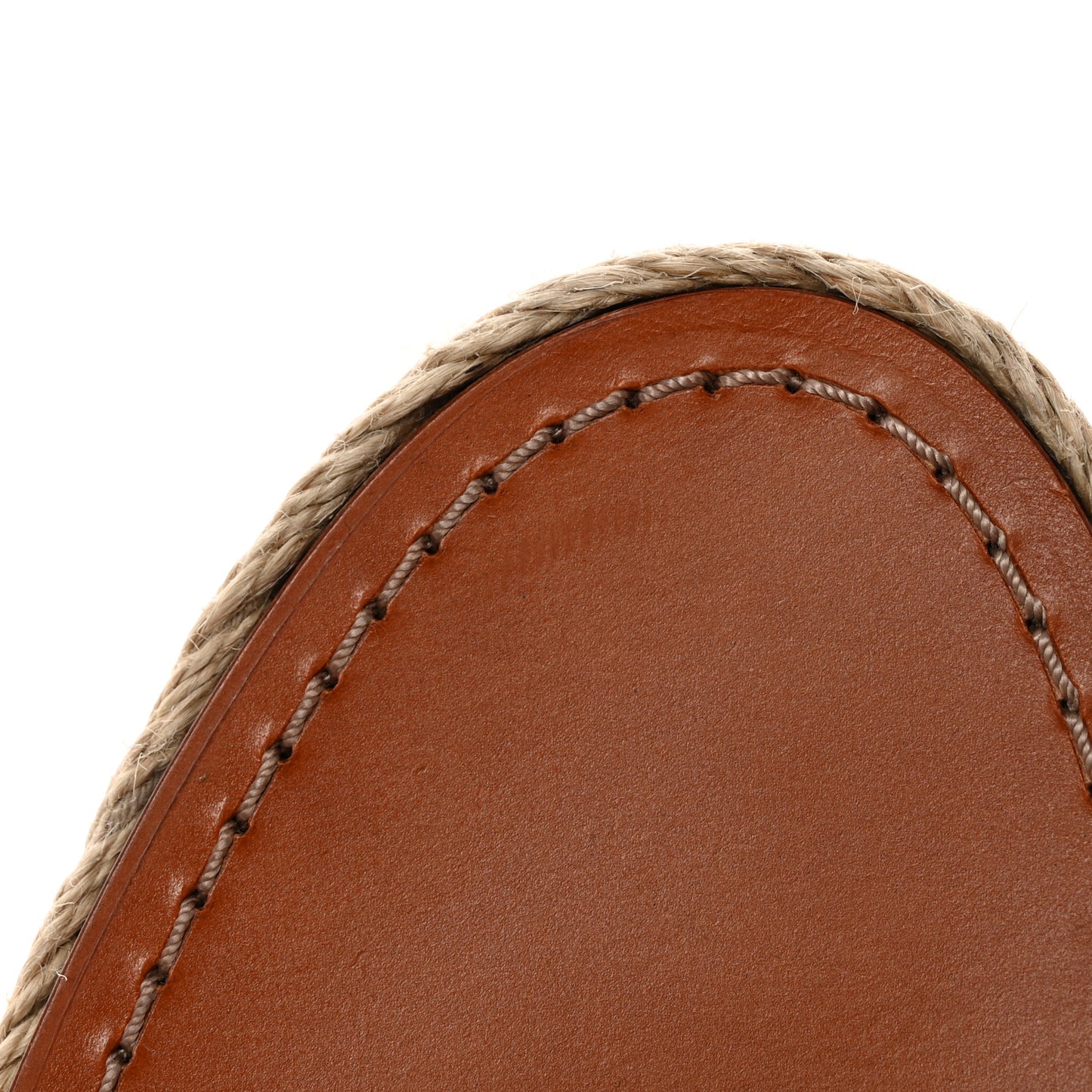 Calfskin Mafaldina 120 Wedge Sandals 41 Cuoio Natural