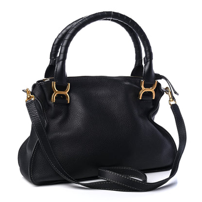 Chloe Calfskin Medium Marcie Satchel Black 3 of 9
