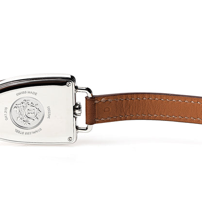 Hermes Stainless Steel Barenia 26mm Galop Quartz Watch Fauve 6 of 8