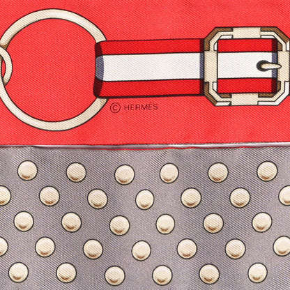 Hermes Silk Grand Tralala Twilly Gris Acier Grenadine 4 of 4