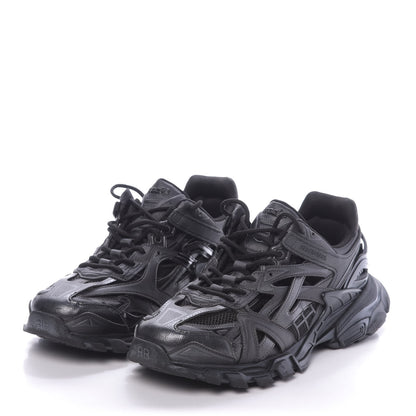 Balenciaga Rubber Mesh Pearlescent Mens Track.2 Open Sneakers 44 Black 2 of 10