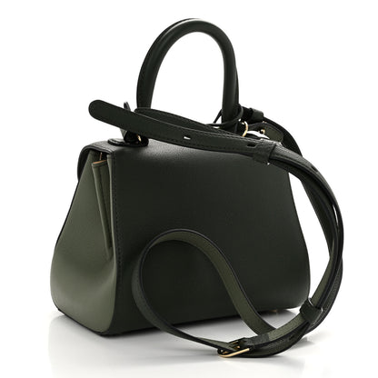 Delvaux Grained Rodeo Calfskin Mini Brillant Camaieux Satchel Kaki 5 of 10