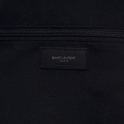 Saint Laurent Canvas Camouflage Studded Hunting Backpack Green Black Brown 7 of 11