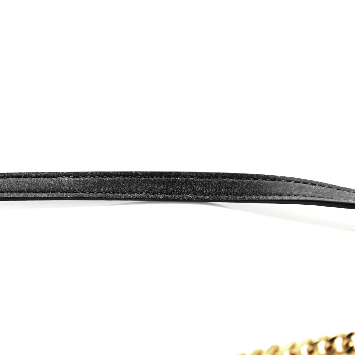 Smooth Calfskin Classic Monogram Kate Tassel Chain Wallet Black
