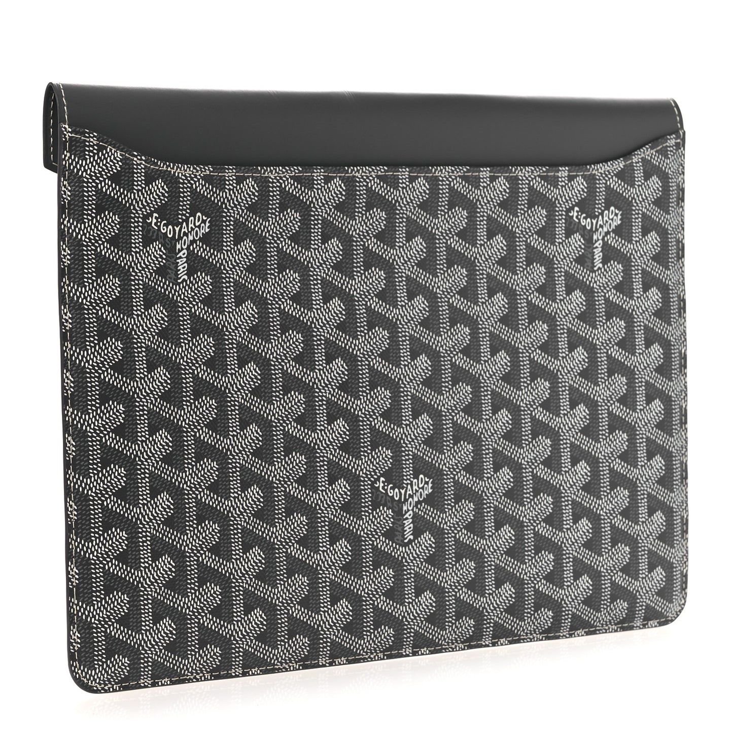 Goyardine Camondo MM Horizontal Clutch Grey