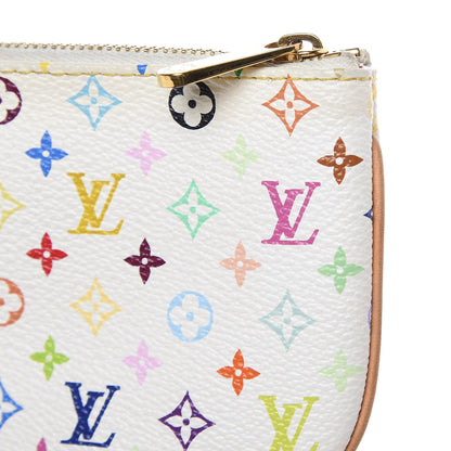 Louis Vuitton Monogram Multicolor Pochette Plate MM White 6 of 9