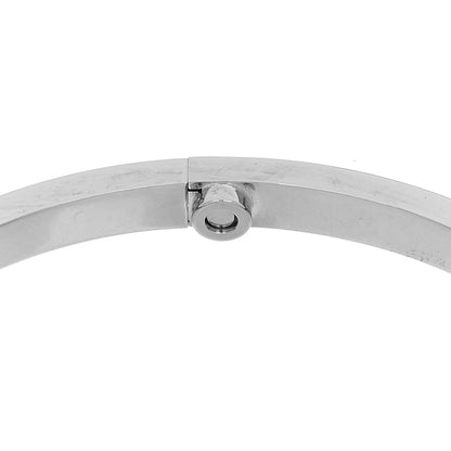Cartier 18K White Gold Small LOVE Bracelet 18 7 of 9