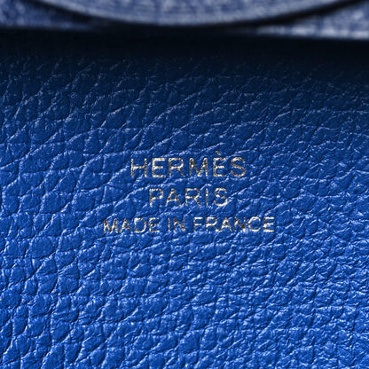 Hermes Evercolor Bastia Verso Coin Purse Bleu Saphir Bleu France 6 of 10