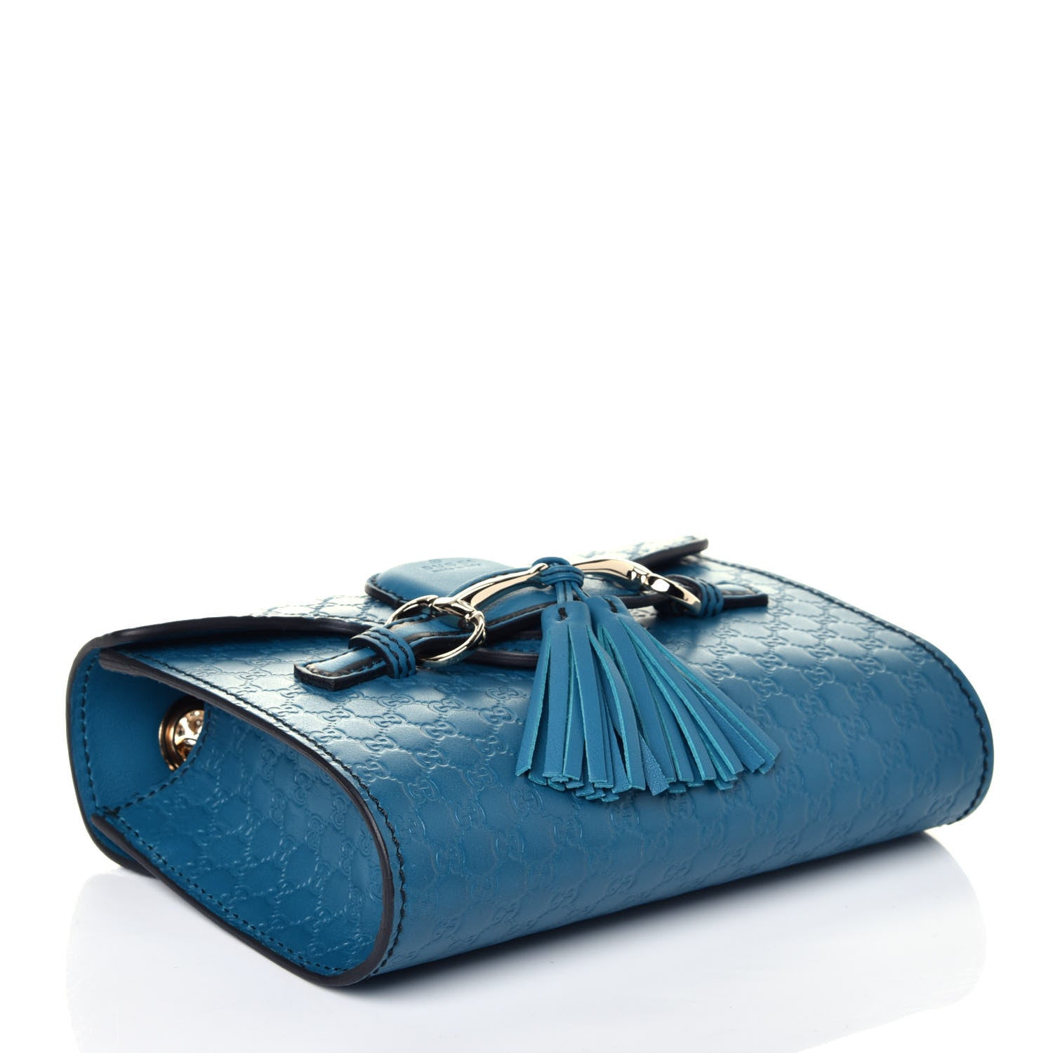 Gucci Microguccissima Mini Emily Shoulder Bag Deep Cobalt 4 of 9