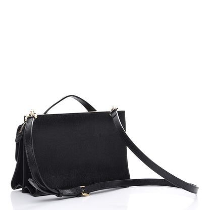 Fendi Vitello Elite Studded Monster Mini Demi Jour Shoulder Bag Black 3 of 7