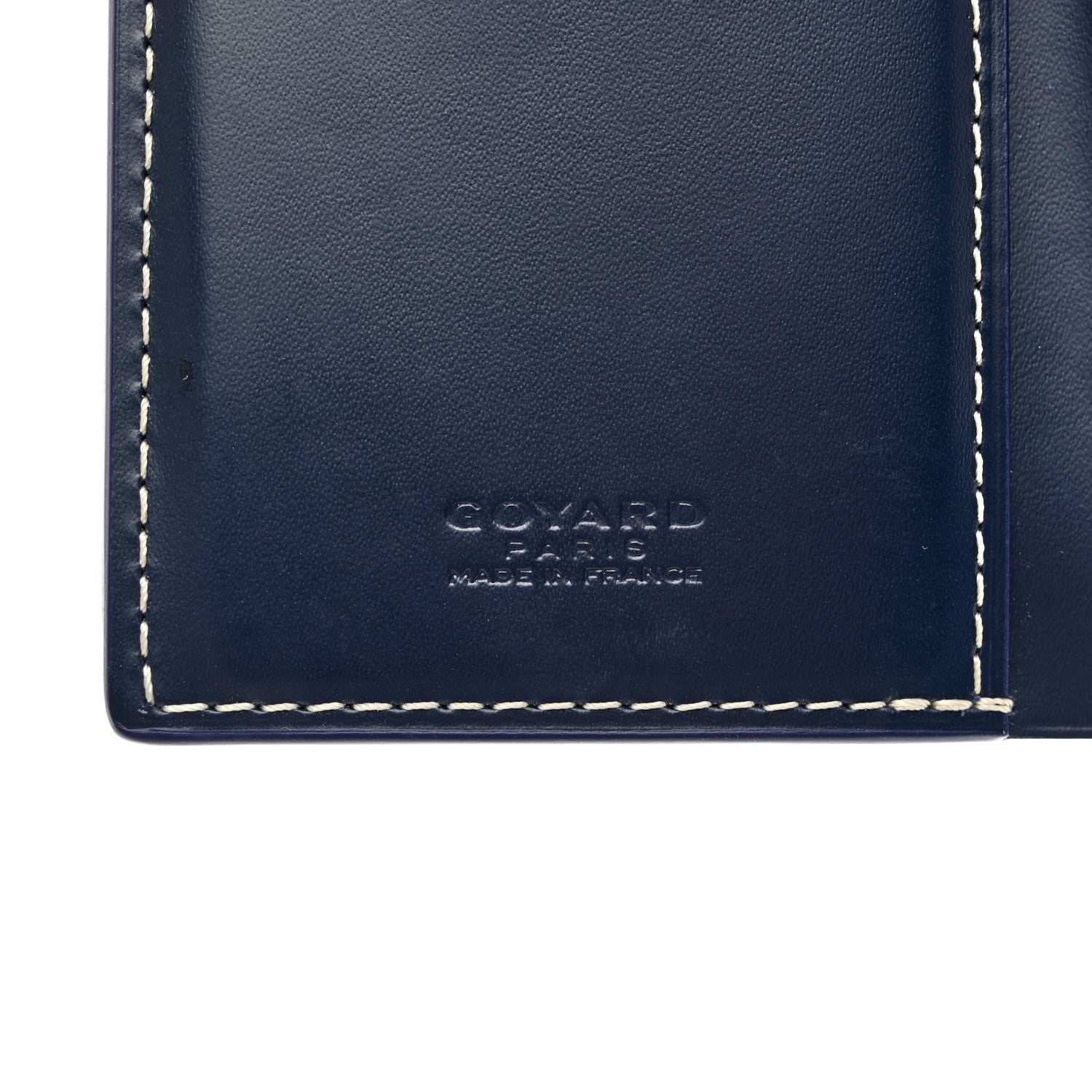 Goyard Goyardine Saint Pierre Card Holder Navy 6 of 7