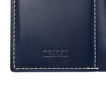 Goyard Goyardine Saint Pierre Card Holder Navy 6 of 7