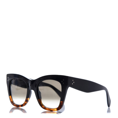 Celine Catherine Sunglasses CL 41090/S Black Havana 1 of 7