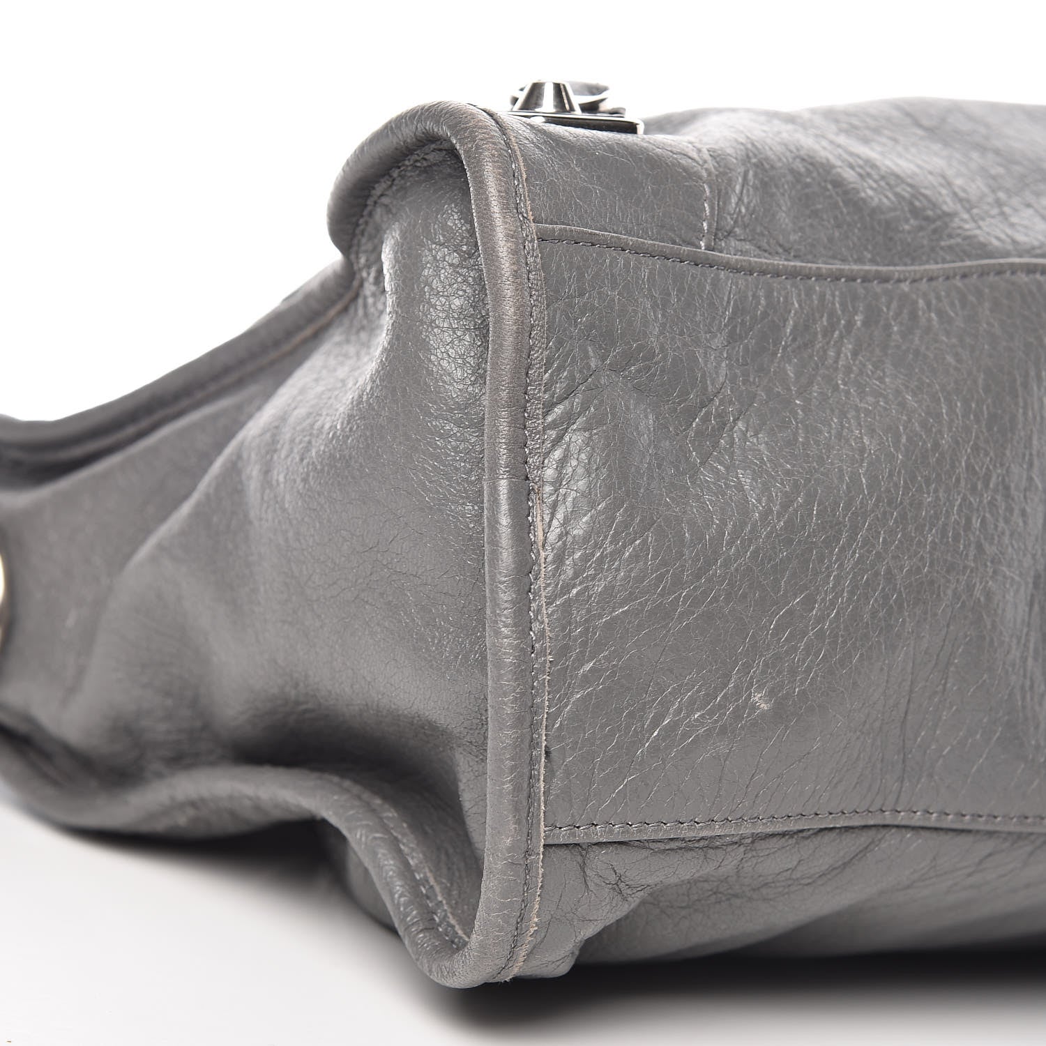 Balenciaga Chevre Silver Metallic Edge Hardware City Gris Cendre 9 of 13