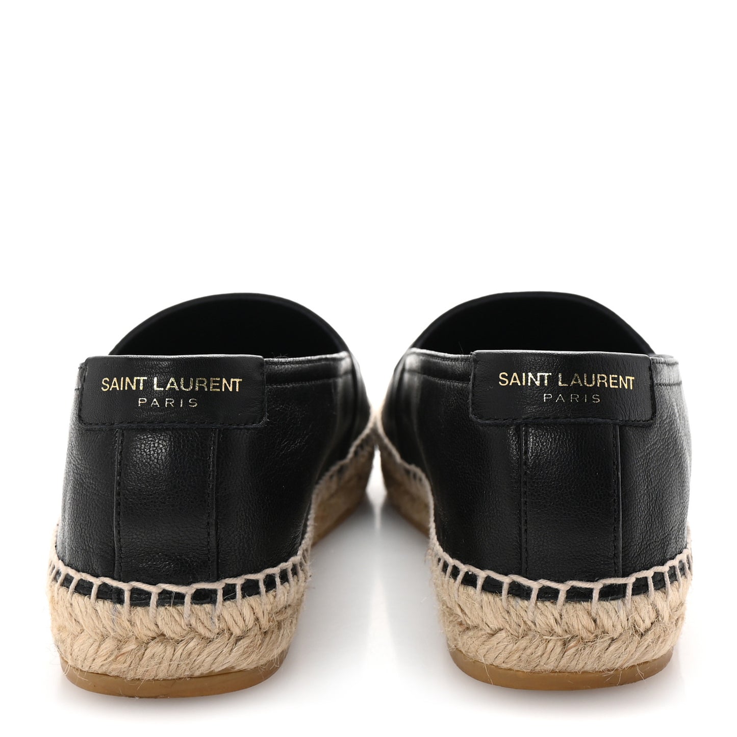 Nappa Embossed Stars Espadrilles 35.5 Black