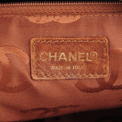 Chanel Calfskin Diamond Stitch Surpique Shoulder Bag Brown 6 of 7