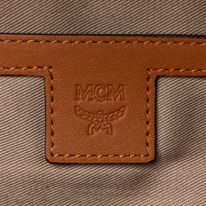 MCM Visetos Medium Fusten Belt Bag Cognac 8 of 9