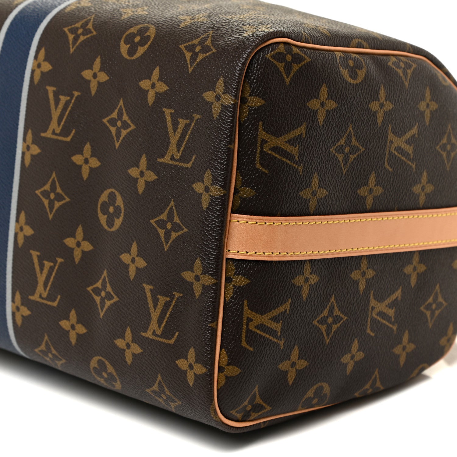 Louis Vuitton Monogram My LV Heritage Speedy Bandouliere 30 Blue Marine Gris 10 of 12