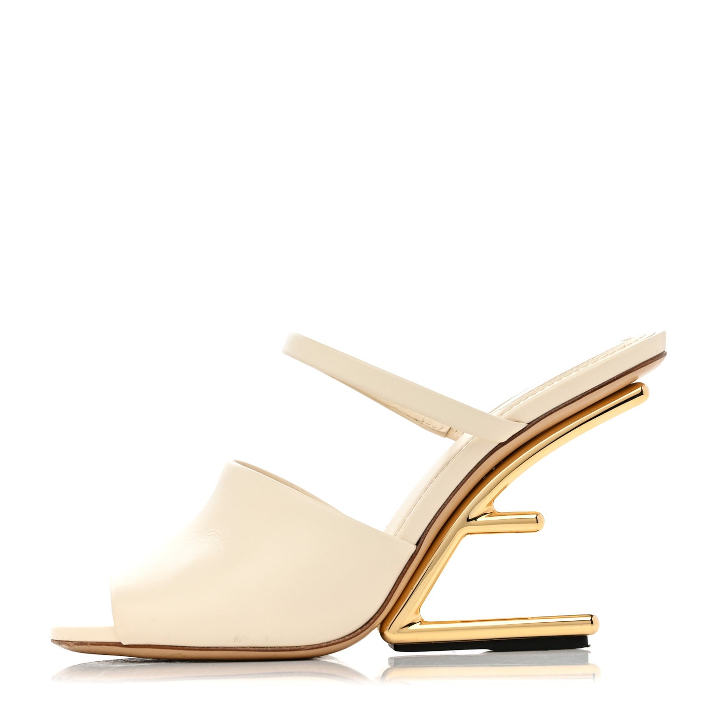 Vitello Fendi First 95mm Slide Sandals 36 Connecticut